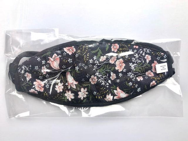 Floral Reversible and Adjustable Face Mask - Adult, Lightweight, Breathable, Top Quality, Made in Korea - eBella Apparel